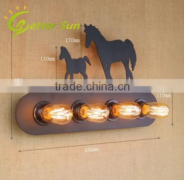 Two Horse Fancy Designs Wall Lamp Wall Light/Classic Wall Sconce