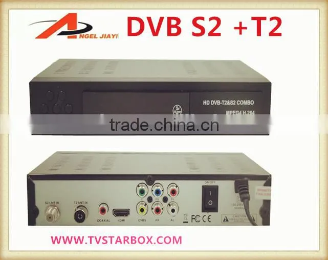 best quality combo receiver dvb s2/t2 receiver dvb s2+t2+t digital satellite receiver