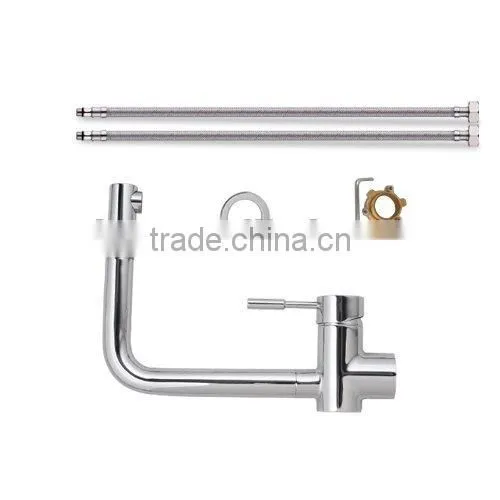 Single Handle Chrome Kitchen Sink Water Tap Tuscany Faucets