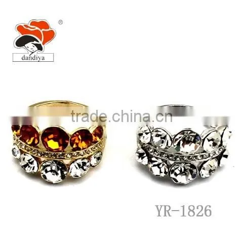 Wholesale jewelry wedding rings design for women alloy jewelry fashion wedding ring