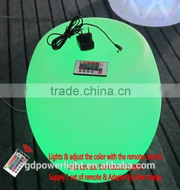 New PE plastic Stool with LED lights & remote control YXF-4243