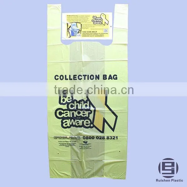TOH Biodegradable PE Collection Bag For Charity