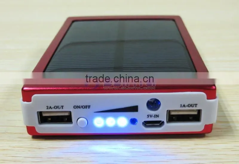 30000mAh Solar Mobile Battery Charger Dual USB