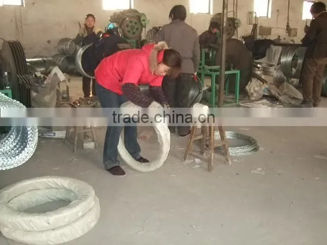 Plastic 450mm coil diameter anti-corrosion razor wire