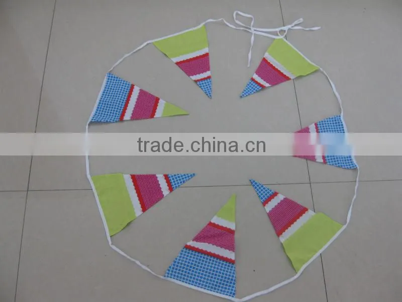 Promotion cheap fashionable and pretty hot flag bunting