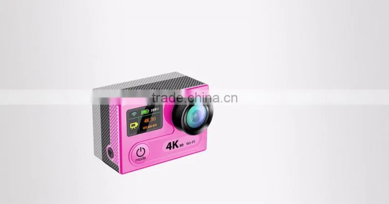 H8 4K WiFi Action Camera Waterproof 2 inch TFT LCD Screen DV Helmet Camcorder Sport Video dual screen action camera