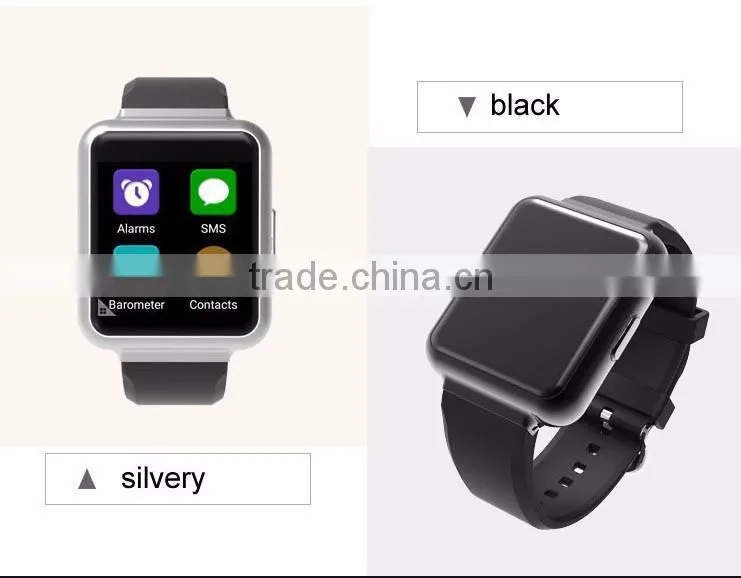 2016 New Android Smart Watch with 3G Sim Card Support 1GB 8GB Memory Wifi GPS Built-in