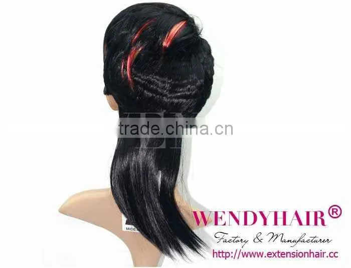 Fast!Fast!DHL Shippment highlights short long hairstyles synthetic wig