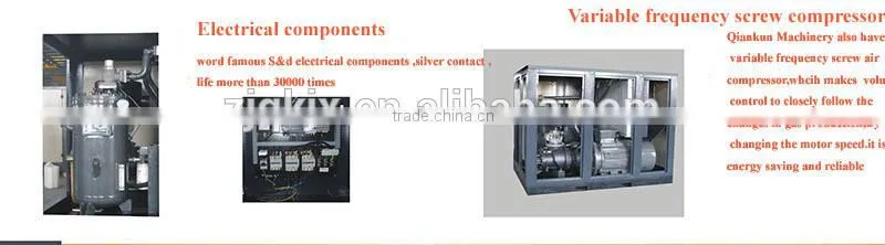 Qian Kun electric stationary screw air compressor QK45