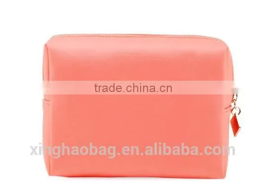 2015 newest small pink PU cosmetic bags