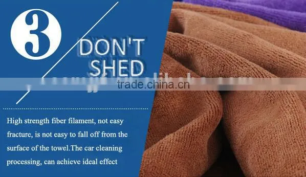 Microfiber Flannelette Car Towels/Drying Car Towel/Car Care Towel