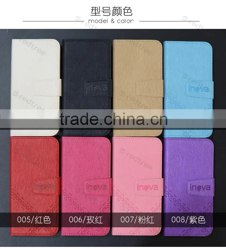 hot idea Luxury leather etui mobile phone back cover for vivo y28