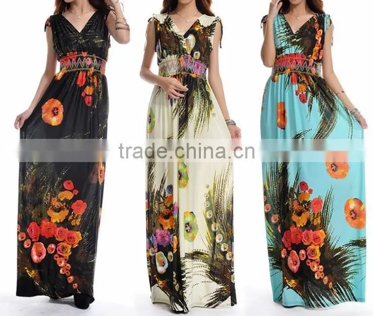 Chic Floral Lady Dress