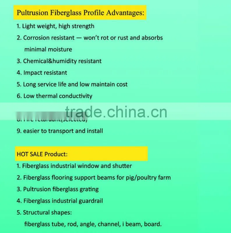 anti-corrosion fiberglass louver, thermal insulation, good sound proof