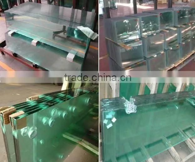 8mm tempered curtain wall safety glass toughened glass price