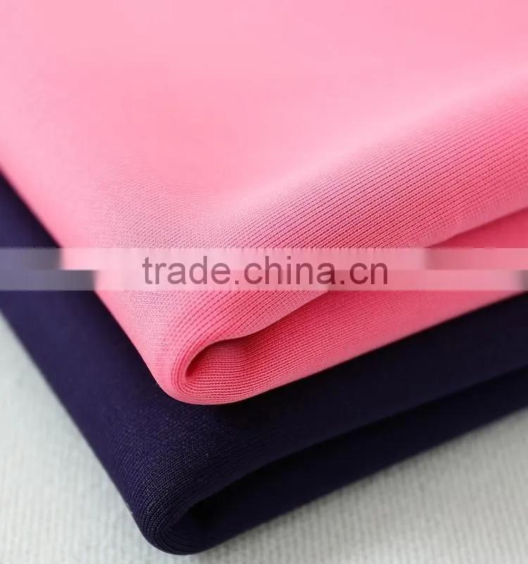 Smooth and soft 100 polyester single jersey fabric for dress lining