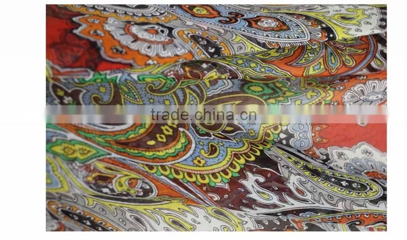 printed french silk chiffon fabric prices