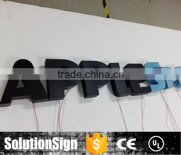 OEM metal frame DIY LED channel letters with stainless steel