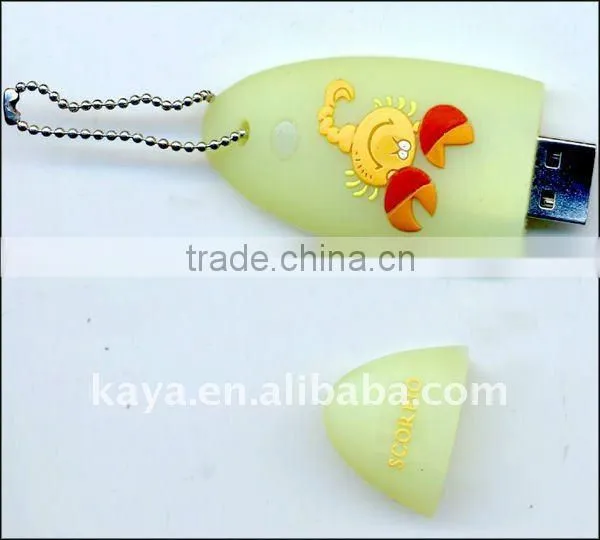 Cartoon shape plastic usb cover