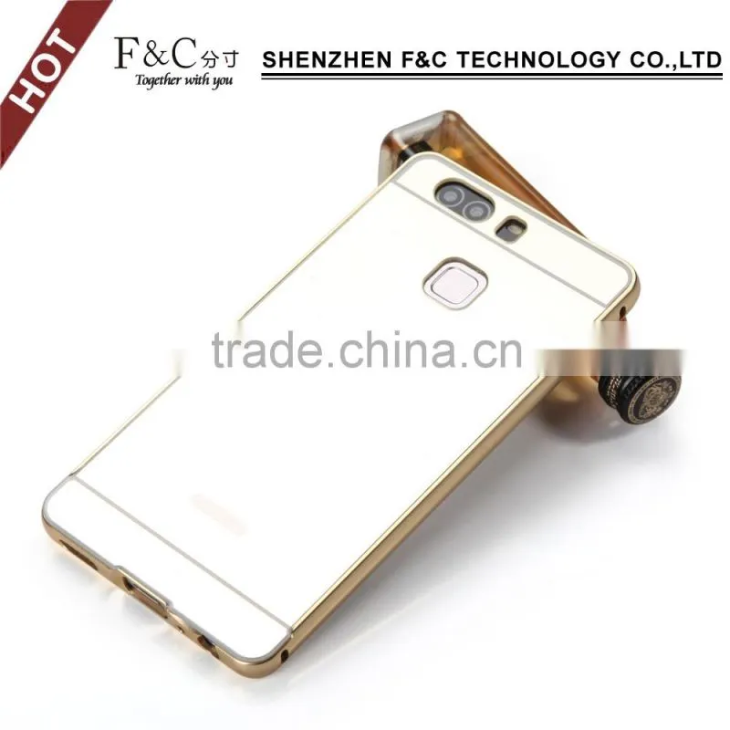 2016 China Supplier Fashion PC+Metal Back cover for huawei p9 factory price