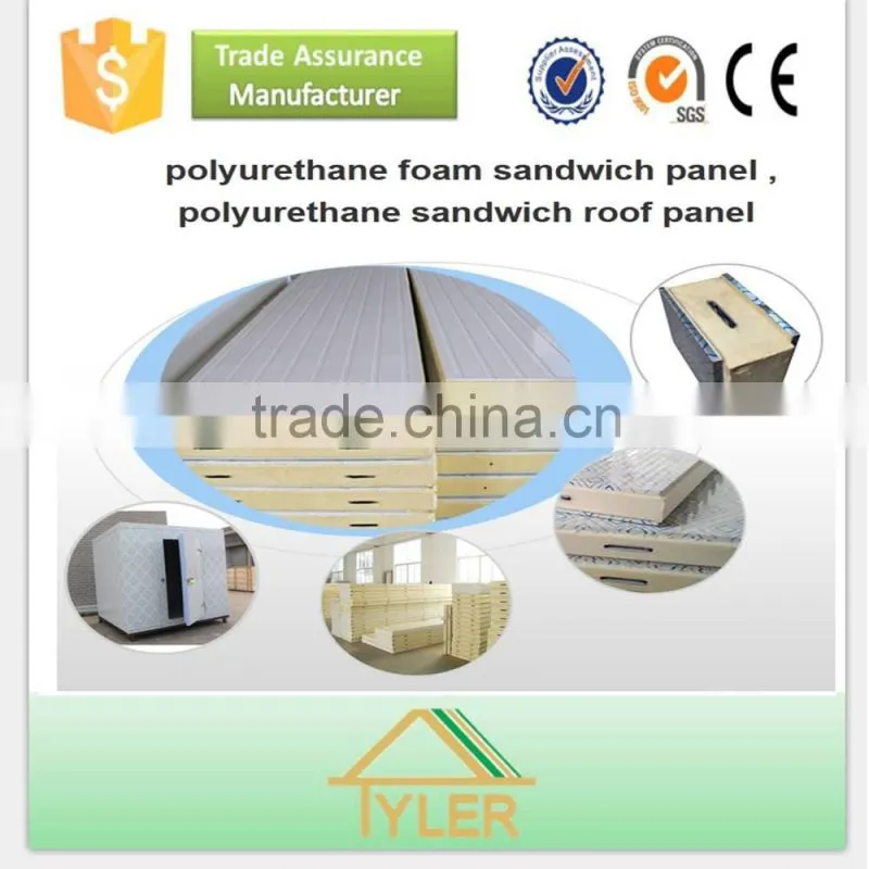 Light weight and cheap price waterproof PU sandwich panel