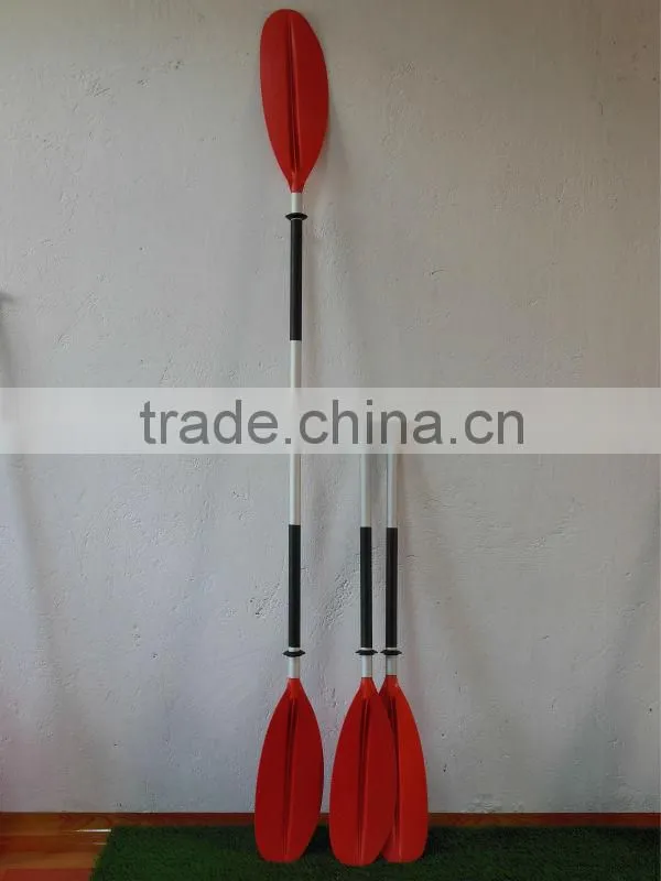 Carbon fiber kayak paddle