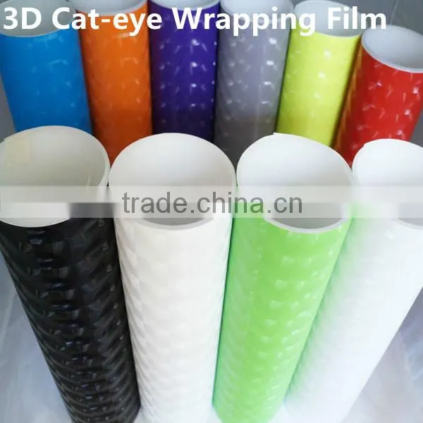 1.52m*30m bubble free textured vinyl car wrapping film