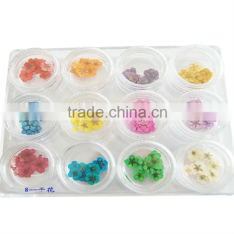 mini bead for real flower nail art 2013