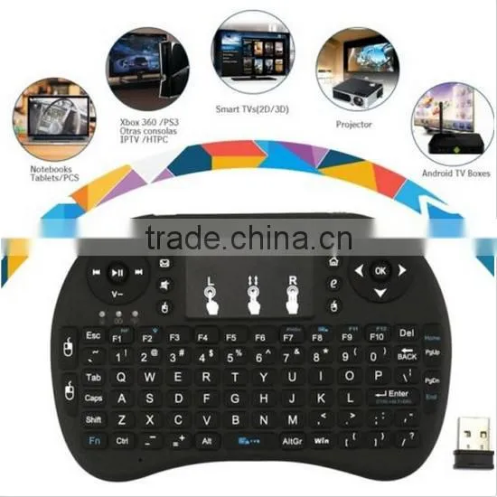 i8+ 2.4 GHz Wireless Keyboard with Touchpad Mouse
