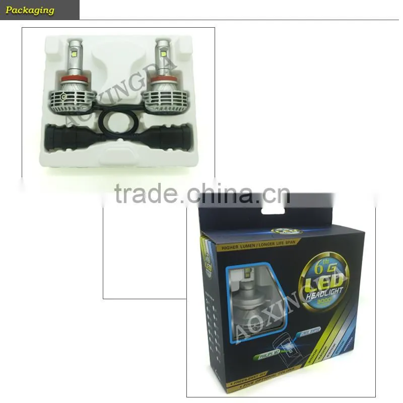 H8 G6 new generation Canbus led head light h4 h7 h8 h9 h11 h13 9004 9005 9006 9007 car led headlight kit