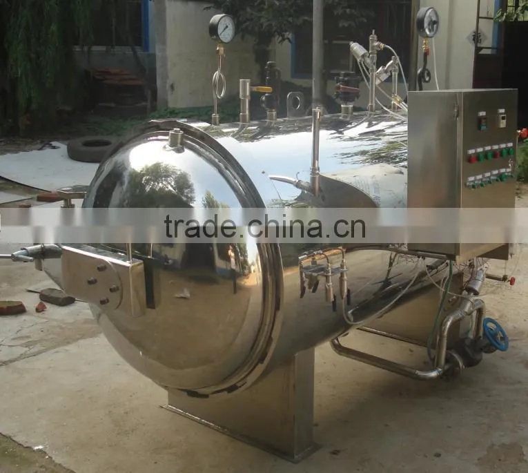 Spray-type superheated water sterilizer