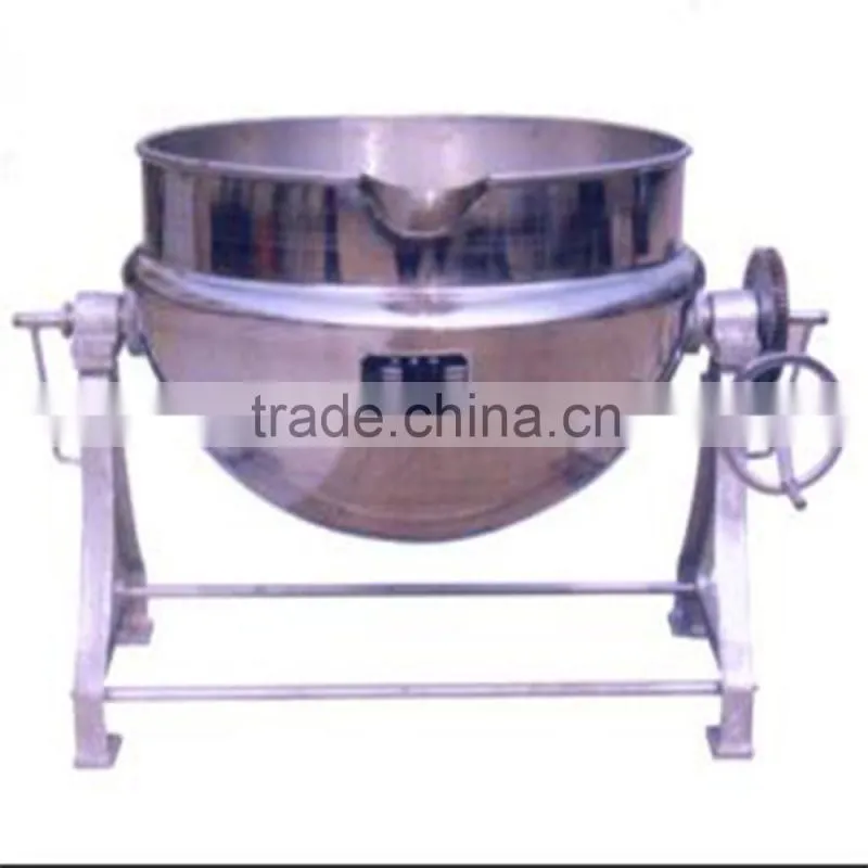 electric gas steam heating tilting mixer jacket cooking kettle pot/food processor