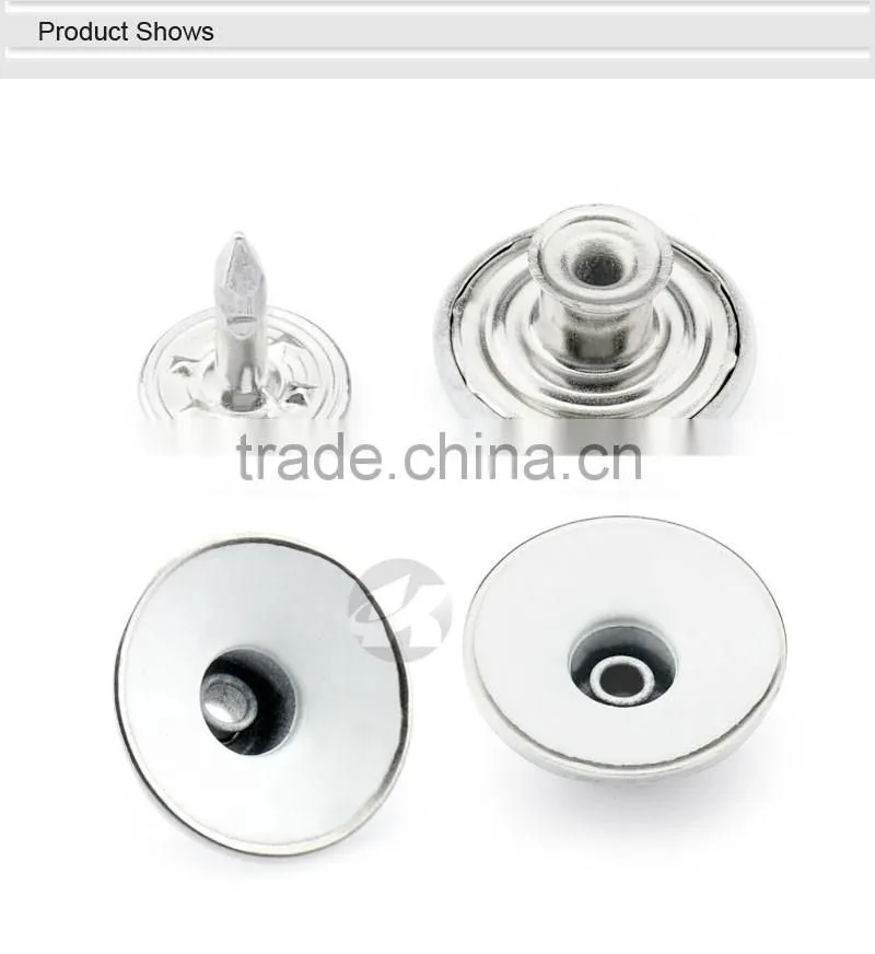 Multi-color Painted Custom Metal Screwing Jean Button