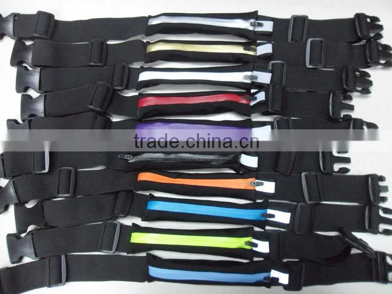 Wholesale custom sport waistbag for outdoor/Factory comfortable sport gym waistbag/ adjustable strap waistbag for sale