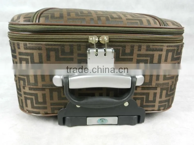 1pc 22'' nylon cabin luggage spinner wheeled trolley luggage with TSA lock
