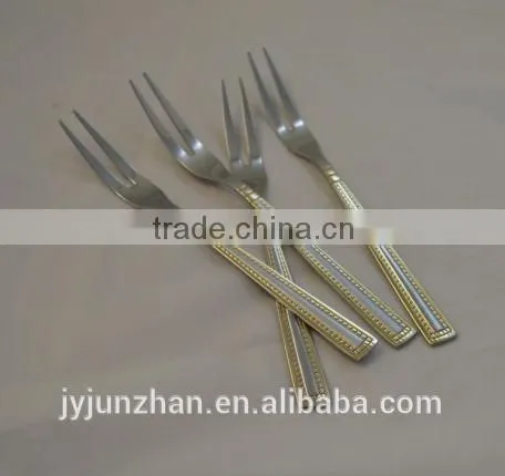 Stainless steel gold plated table knife made by Junzhan China