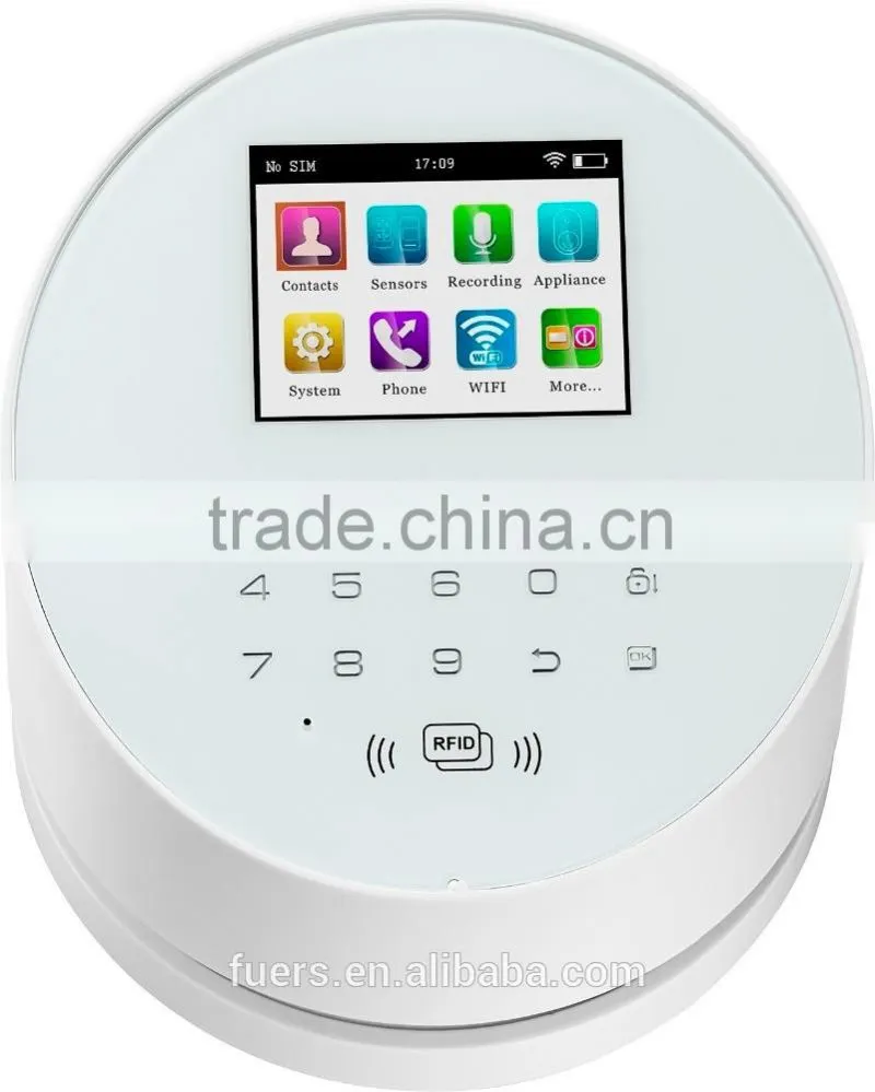 Factory promotion for new KERUI W2 wireless digital home security alarm system
