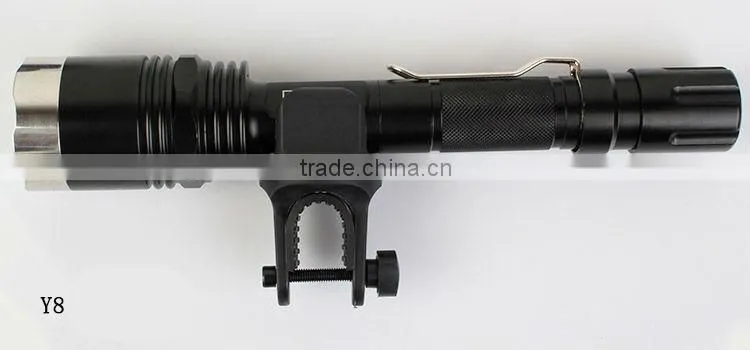 Small U type 360 degree plastic easy install black bike handlebar clamp