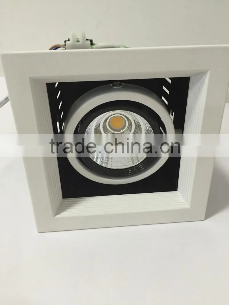 5W Square recessed grille light ceiling light 10w at 15w ceiling for south american ceiling