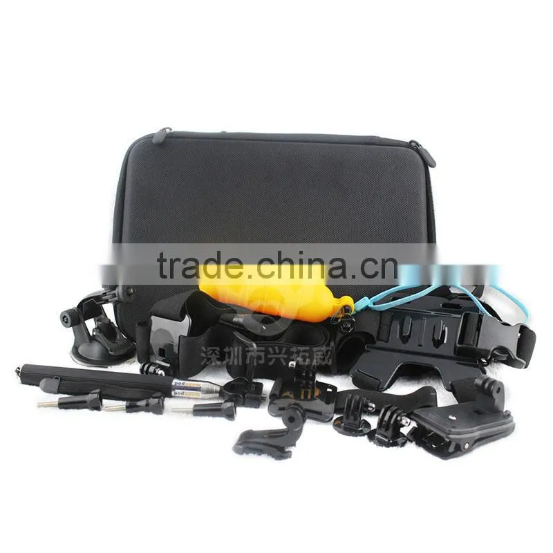 Outdoor Sports Camera accessories kit for gopro hero 4/3+/3/2/1