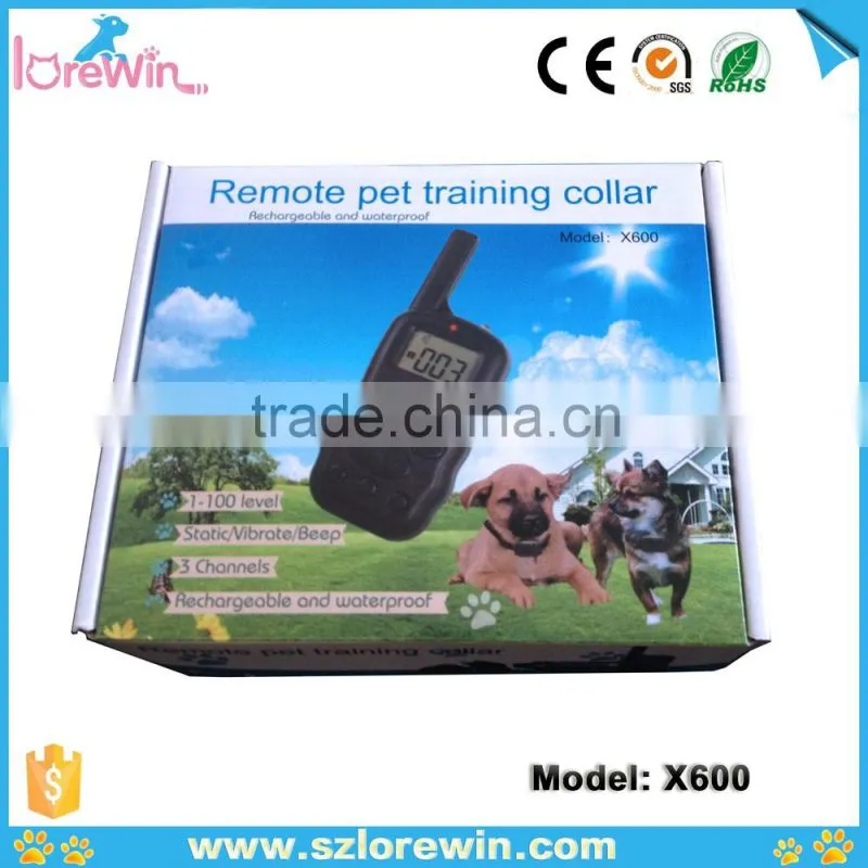 Big LCD display Remote Electronic Dog Training Collar Cheap Waterpoor Remore Dog Training Collar