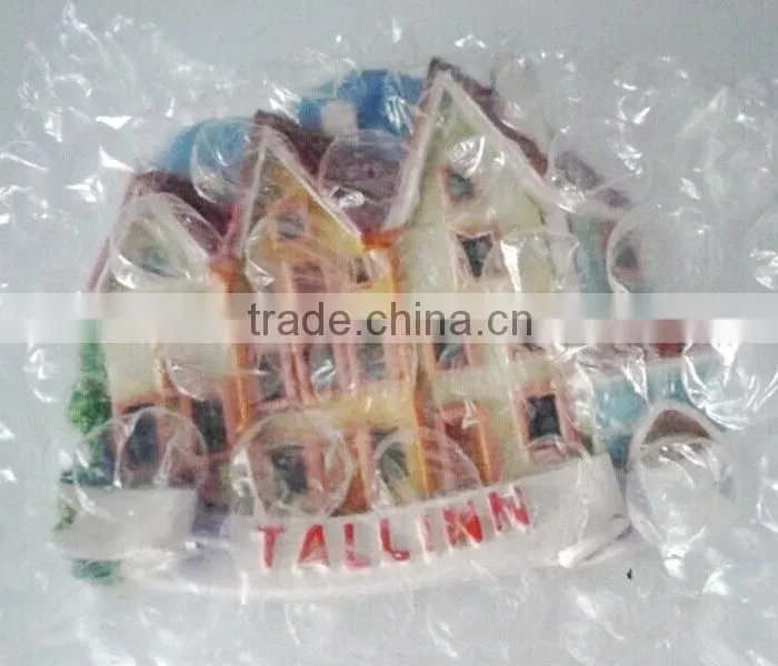Modern 3d decoration souvenir polyresin fridge magnet