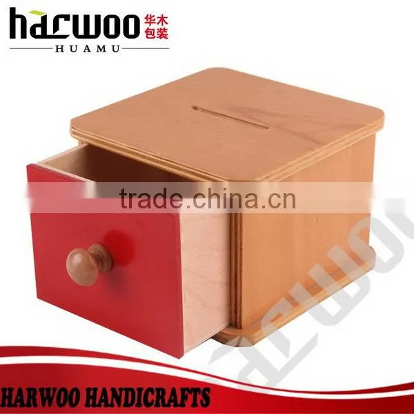 High-end wooden piggy banks for adults