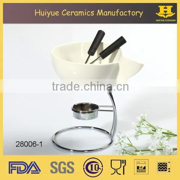ceramic hot pot, chocolate hot pot