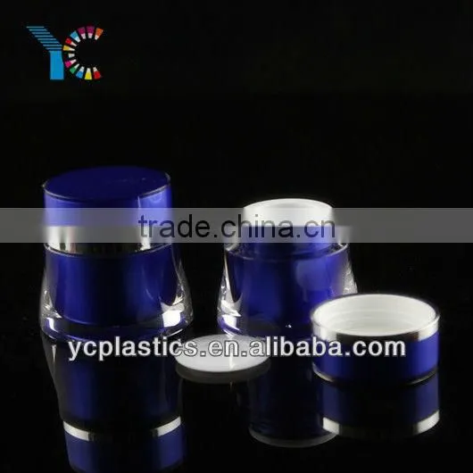 Horse Shoe Cream Acrylic Plastic Jars For Cosmetics