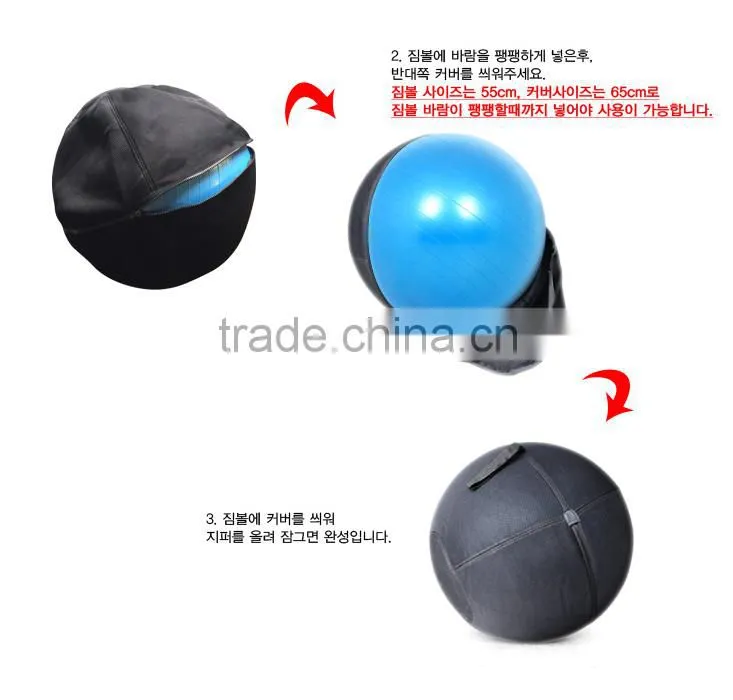 Zipper Gym Ball/ Gym Equipment/ Rack