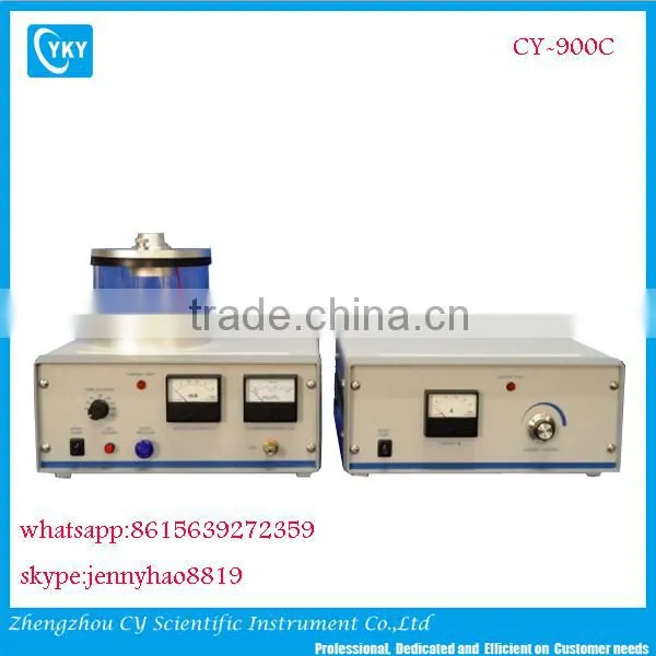 lab mini type low vacuum DC Iron sputtering coater of gold