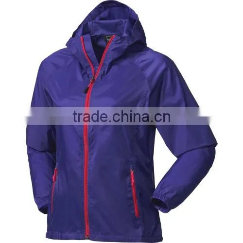 With hood cheap women jacket stylish windbreaker