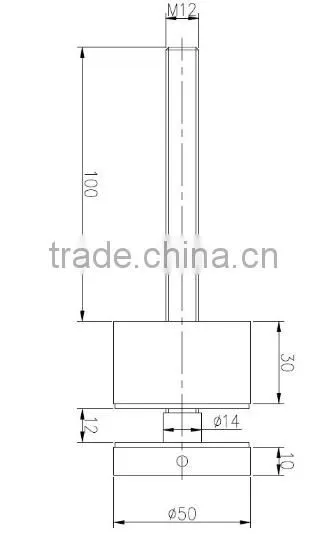 INOX 316 stainless steel female threaded standoffs Glass standoff