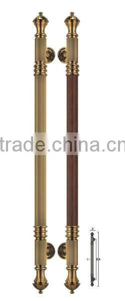 copper door handle